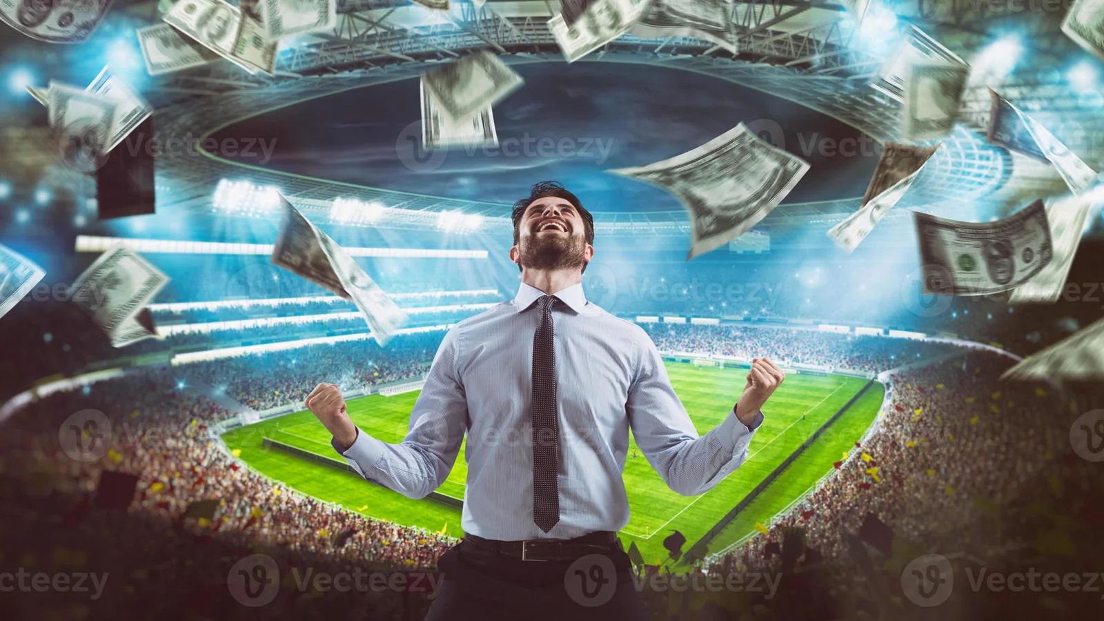 Tampilan suasana pertandingan olahraga untuk halaman taruhan SVIP2