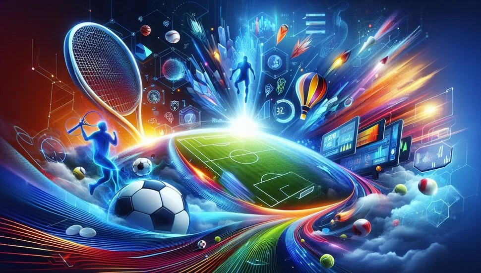 Pertandingan olahraga sebagai ilustrasi navigasi liga dan kartu event SVIP2