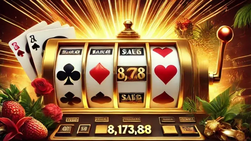 Layar slot SVIP2 dengan simbol wild dan scatter